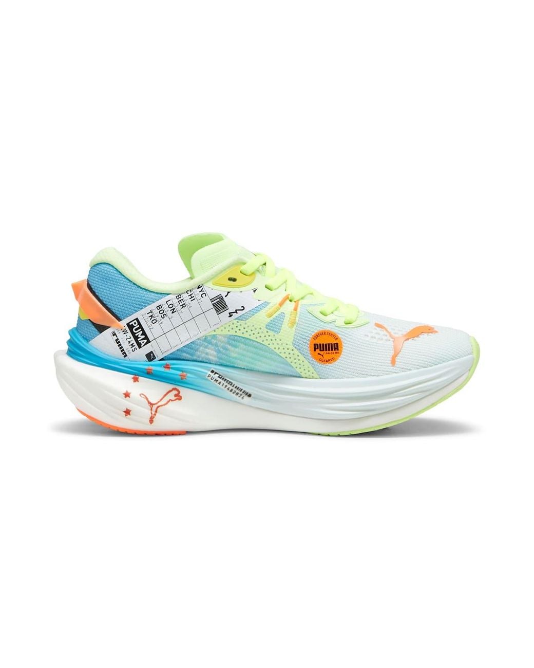 PUMA Blue Deviate Nitroâ 3 Marathon Series Running Shoes