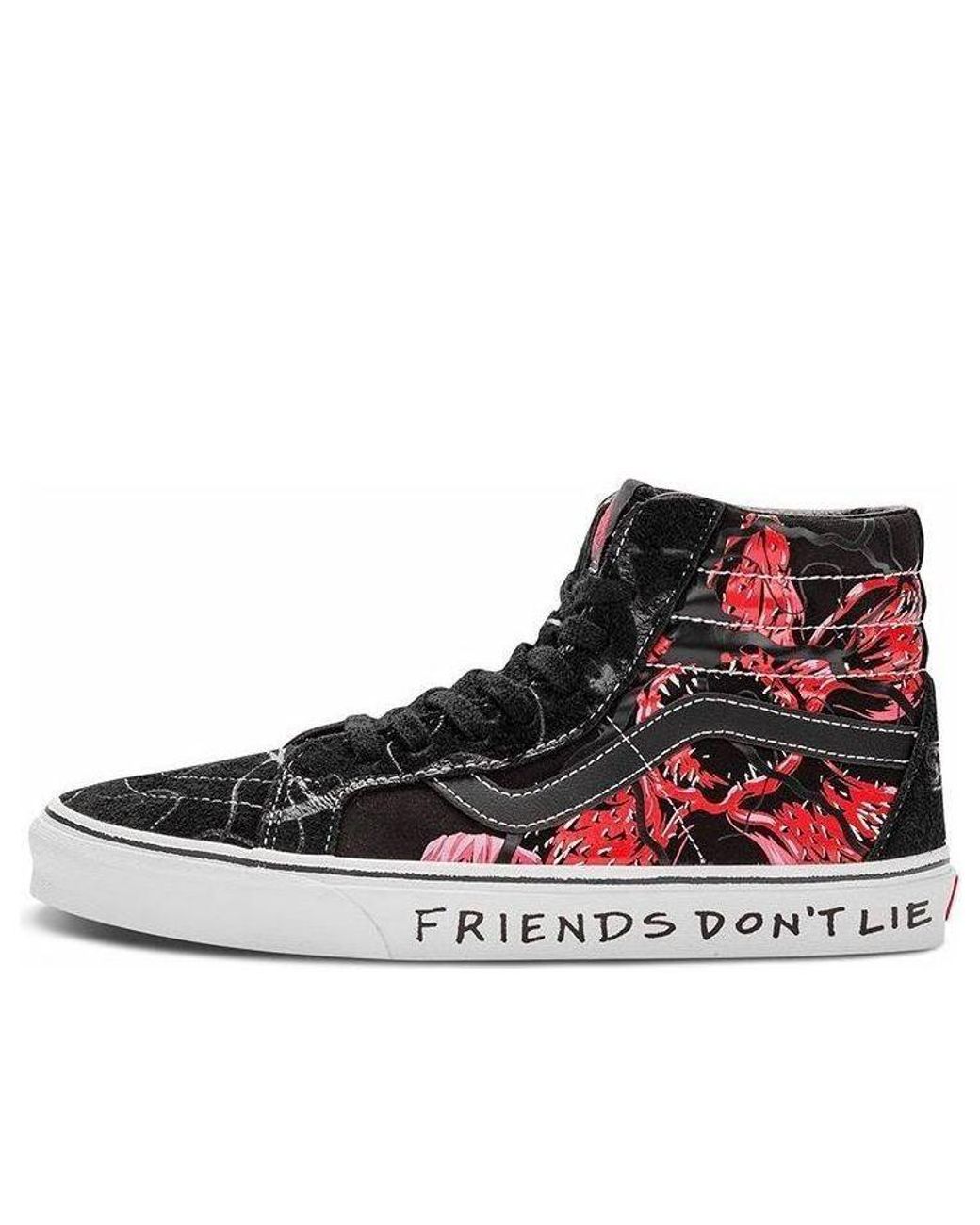 Vans Black Stranger Things X Sk8-Hi Reissue 'Upside Down' for men