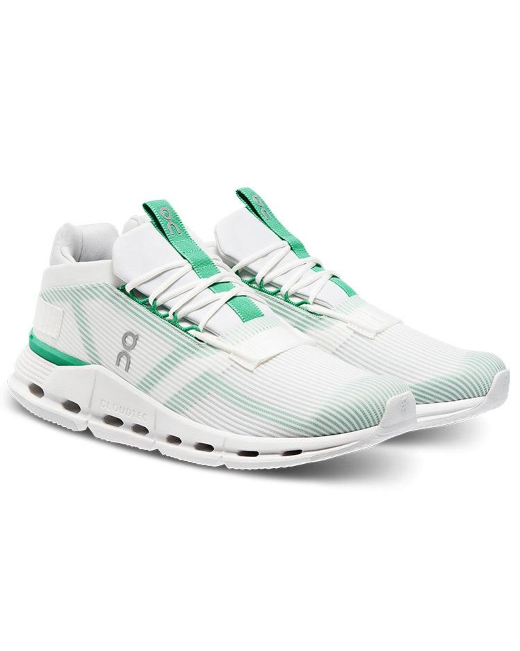 On Shoes White Cloudnova Void 'Undyed Mint' for men