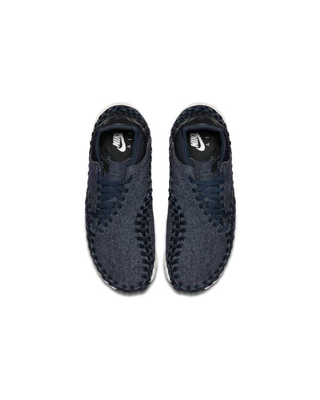 Nike Blue Air Footscape Woven Chukka Se 'Denim' for men