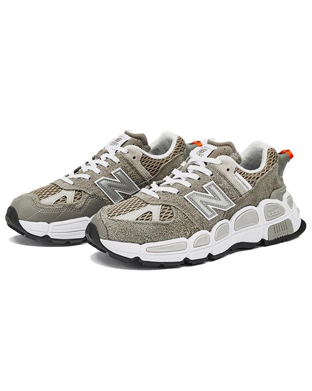 New Balance White Salehe Bembury X 574 Yurt 'Shark Skin' for men