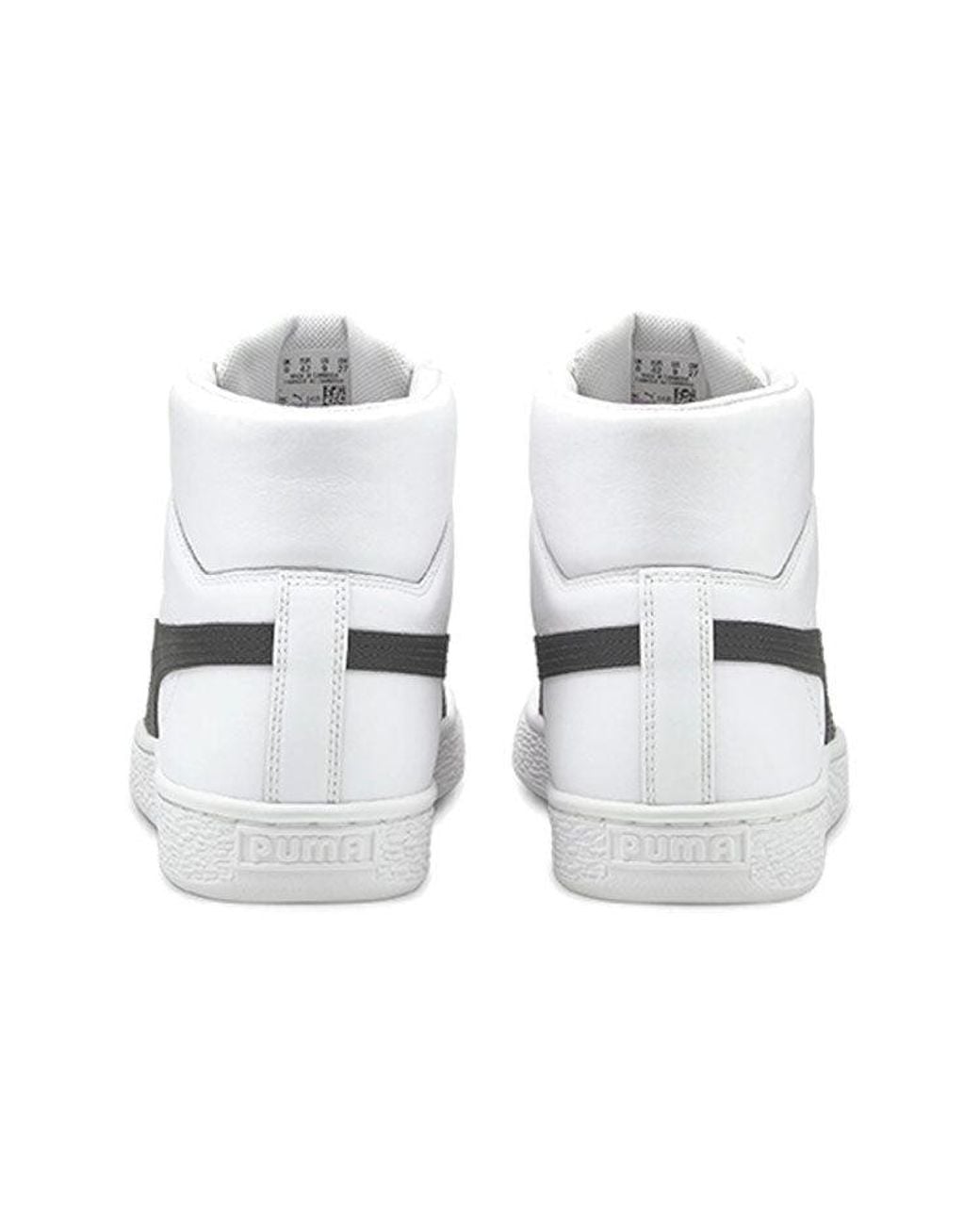 PUMA White Basket Mid Xxi Sneakers for men