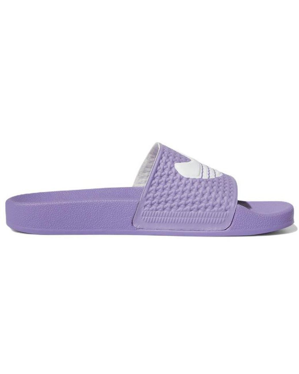 Adidas Purple Shmoofoil Slide 'Magic Lilac' for men