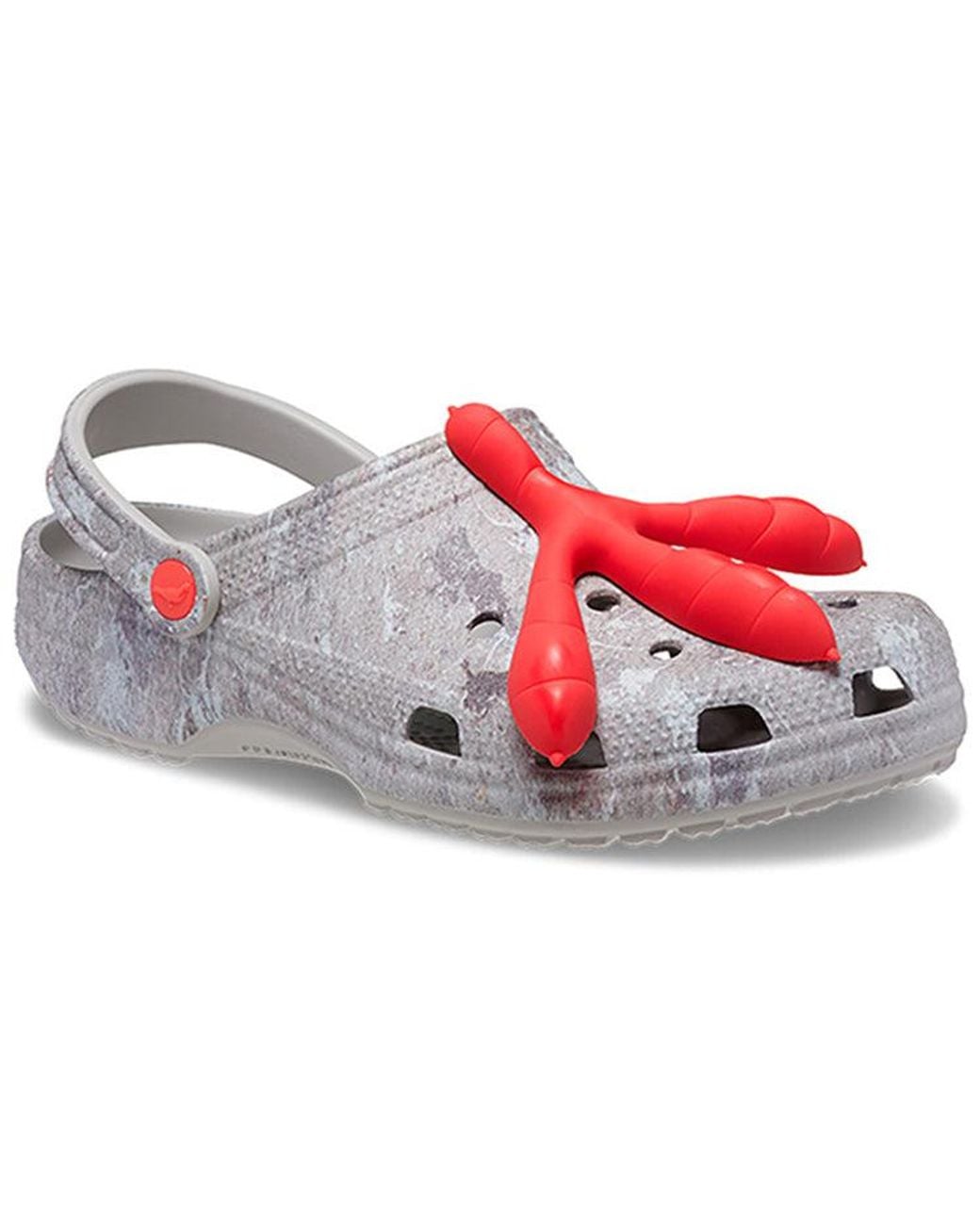 CROCSTM Red Staple X Classic Clog 'Straight From Above' for men