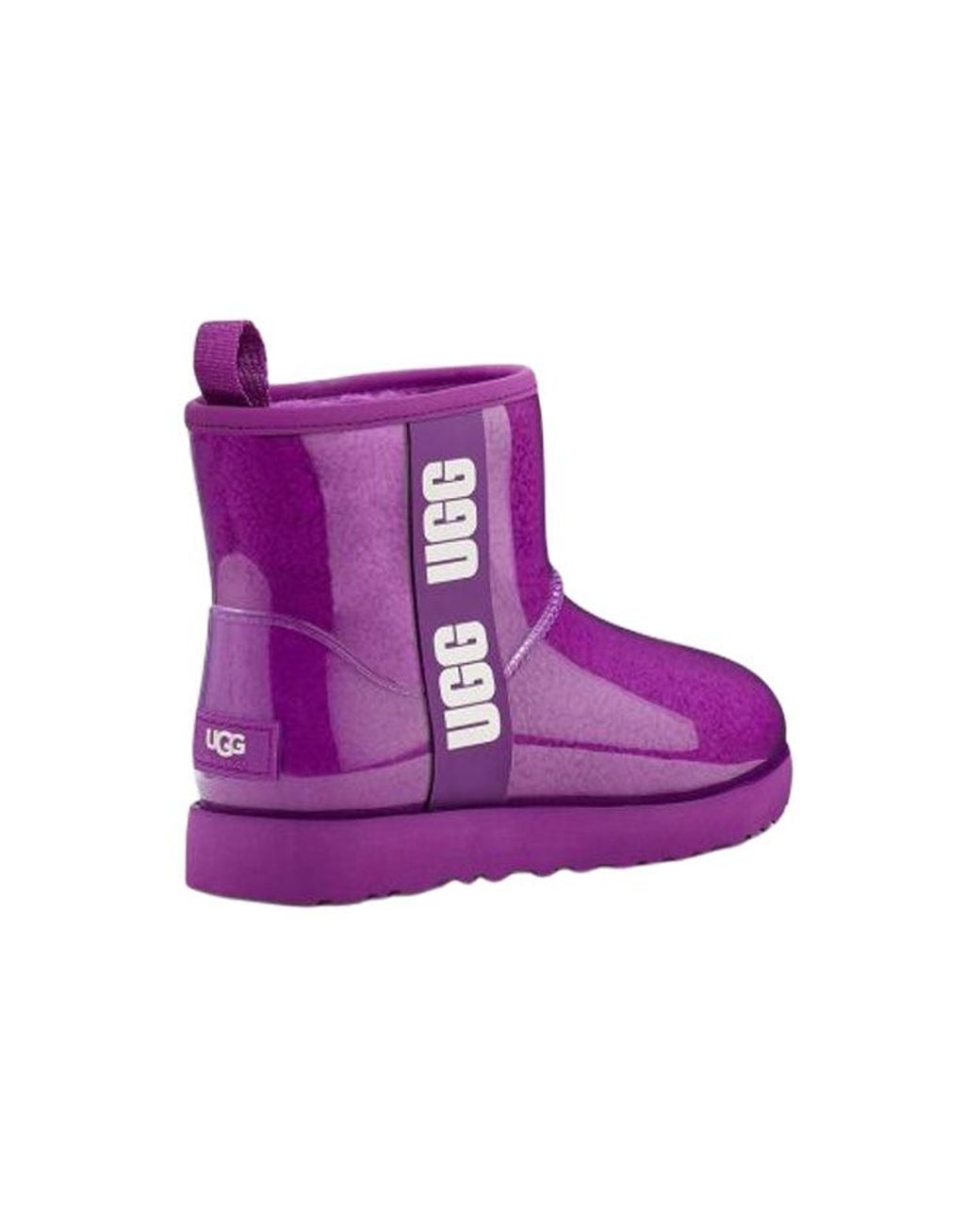 Ugg Purple Classic Clear Mini