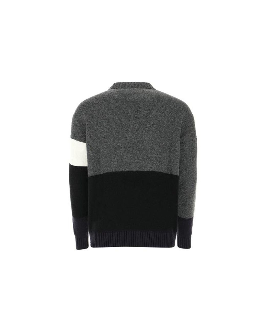 Off-White c/o Virgil Abloh Gray Fw20 Logo Printing Sweater for men