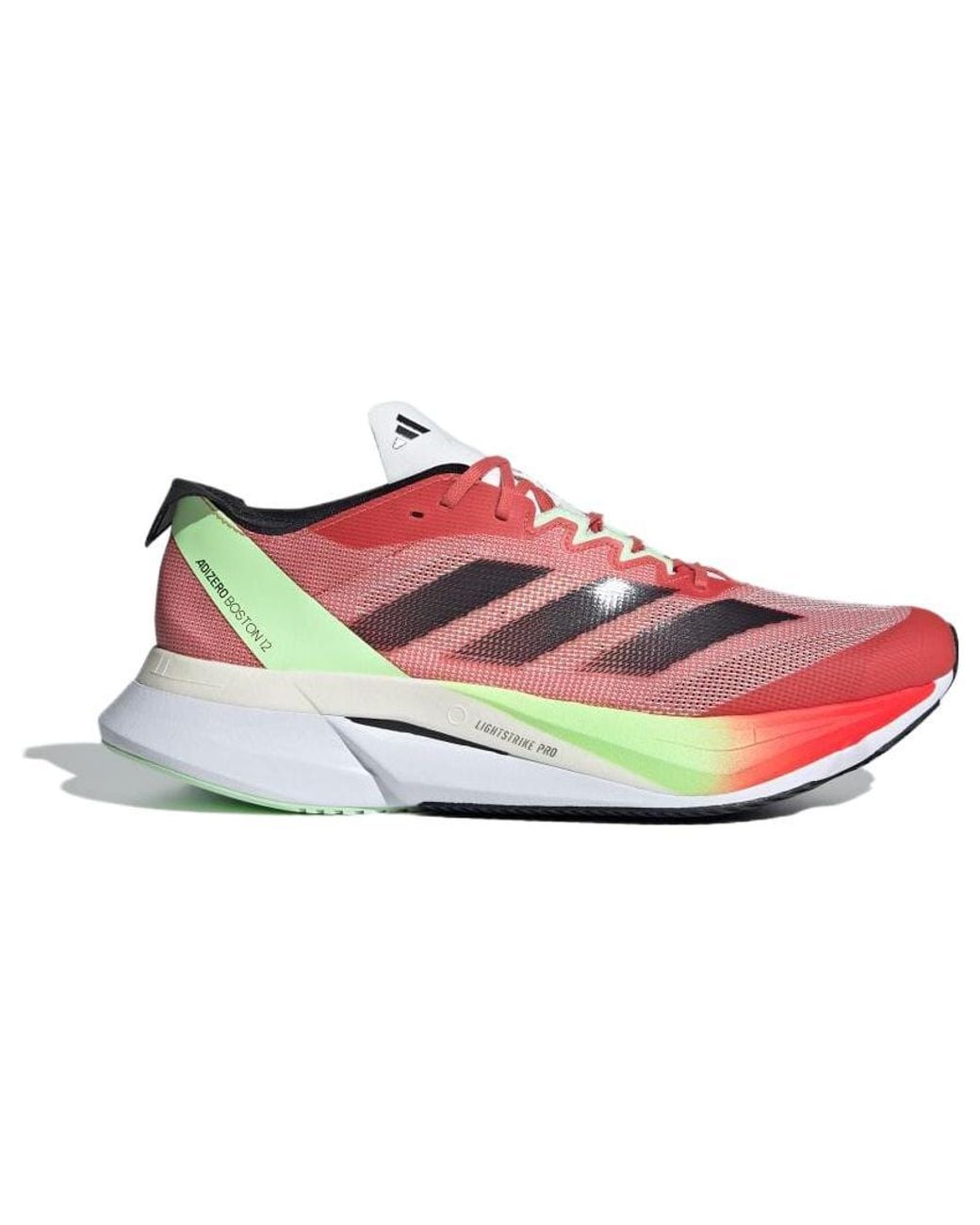 Adidas Red Adizero Boston 12 Neon' for men