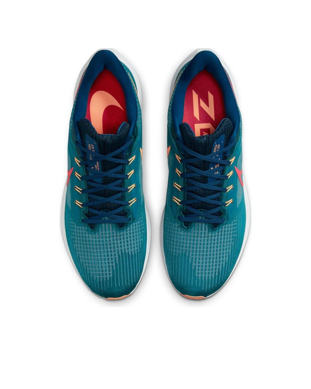 Nike Blue Air Zoom Pegasus 39 Extra Wide 'Spruce Crimson' Dm0174-302 for men