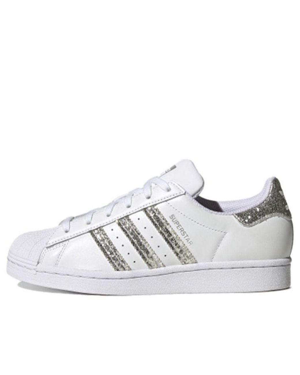 Adidas White (Wmns) Superstar 'Glitter'