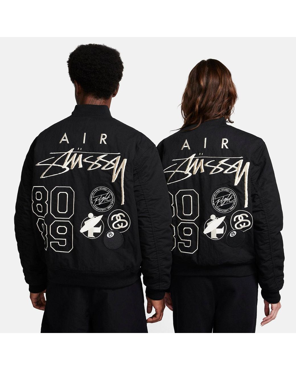 Nike X Stussy Reversible Jacket in Black for Men | Lyst UK