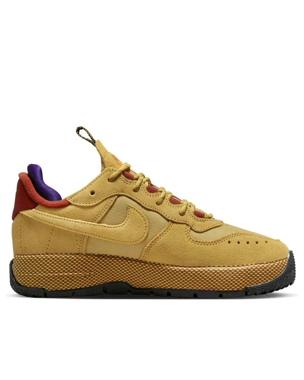 Nike Yellow (Wmns) Air Force 1 Wild 'Wheat Rugged'