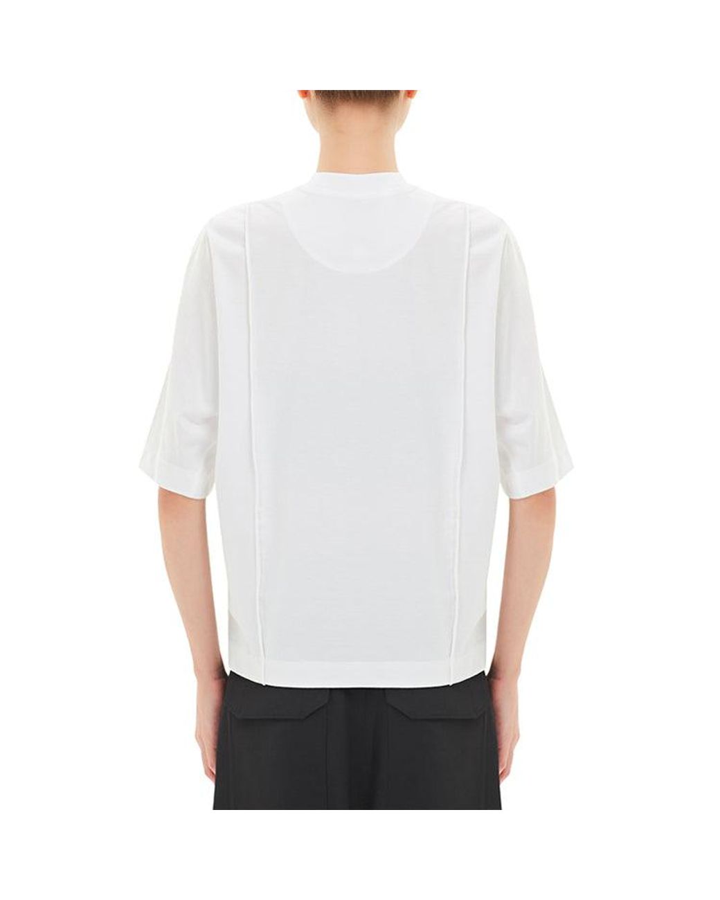 Adidas White (Wmns) Y-3 Ss21 Loose Round Neck Short Sleeve