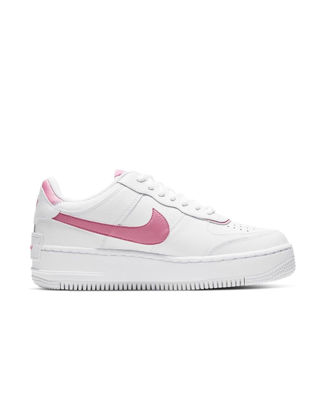 Nike White (Wmns) Air Force 1 Low Shadow Magic Flamingo'