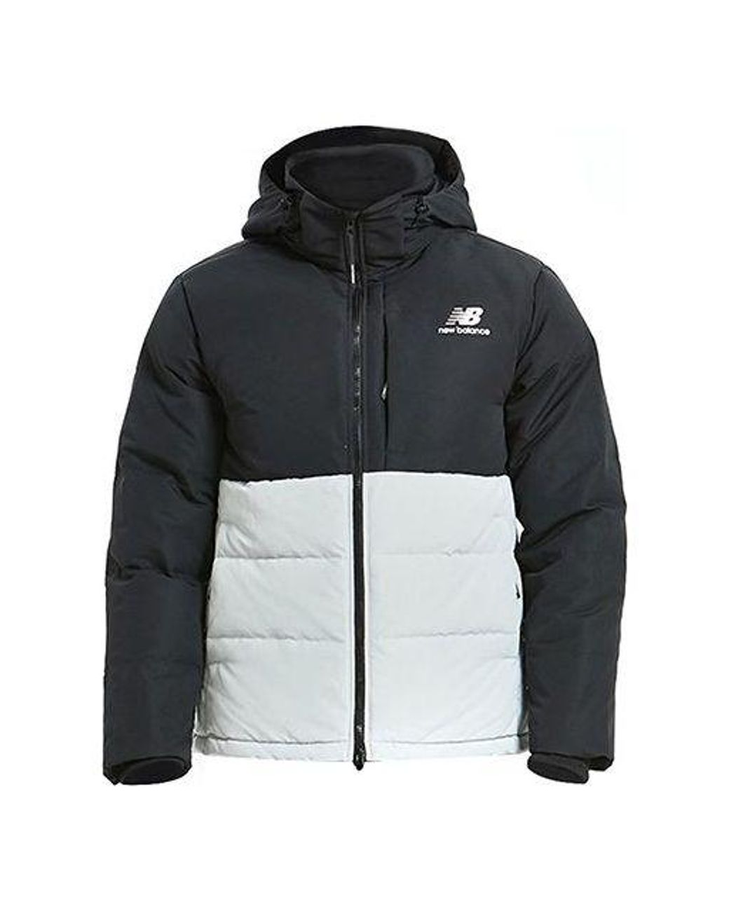 New Balance Black Windproof Lifestyle Down Jacket for men