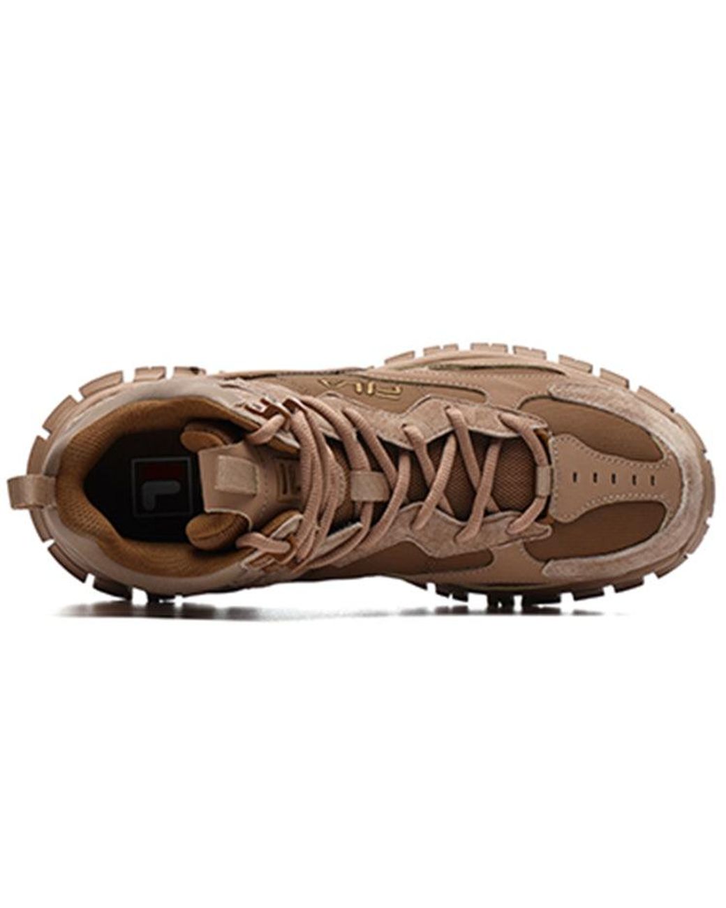 Fila Brown Tracer High-Top Running Shoes Coffee for men
