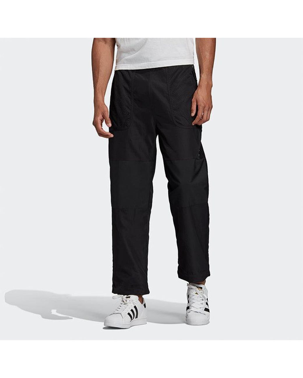 Adidas Black Originals Cargo Pants Sports Long Pant for men