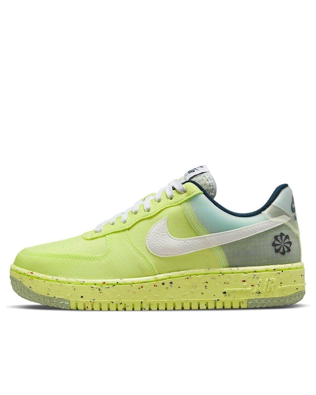 Nike Green Air Force 1 Crater 'Light Lemon Twist' for men