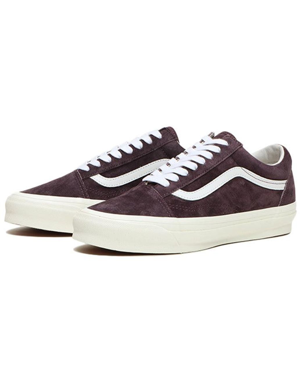 Vans Brown Og Old Skool Lx 'Pig Suede for men
