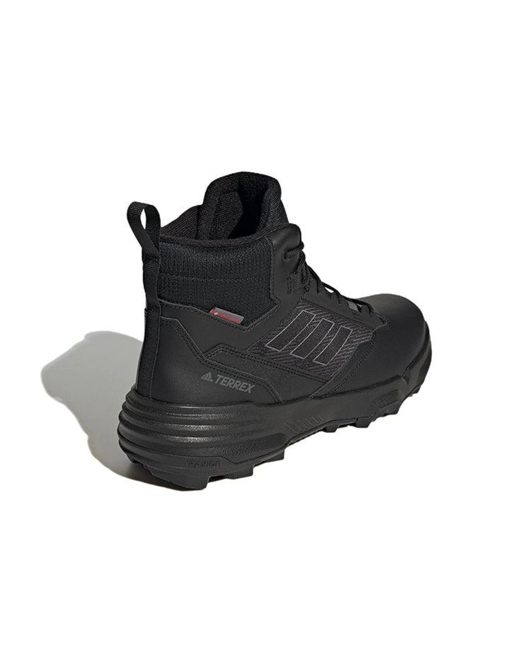 Adidas Black Terrex Unity Leather Mid Cold.Rdy 'Triple' for men