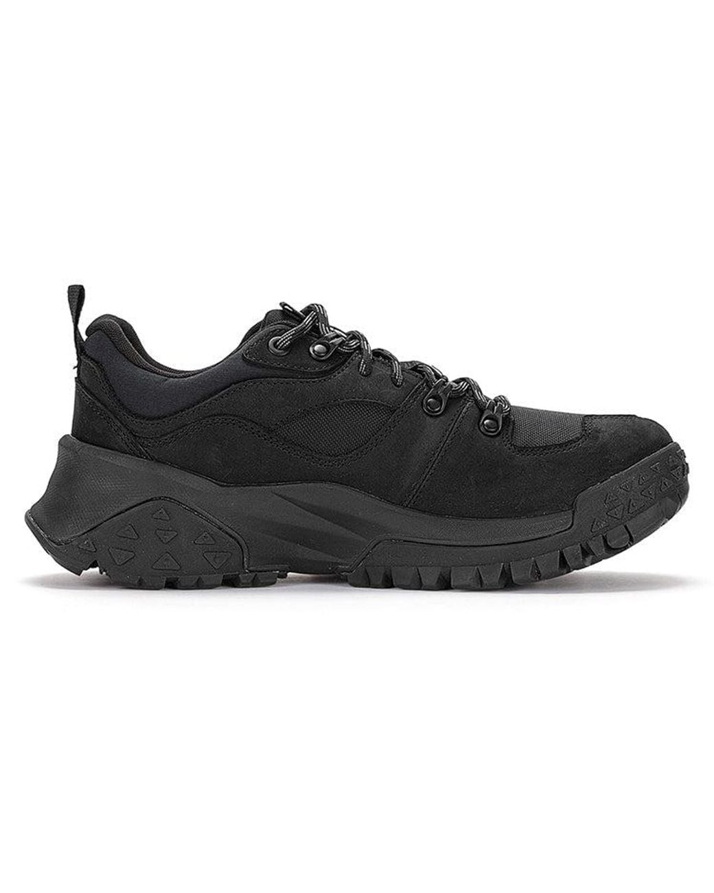 Timberland Black Motion Scramble Low Lace Up Waterproof Hikers Nubuck' for men