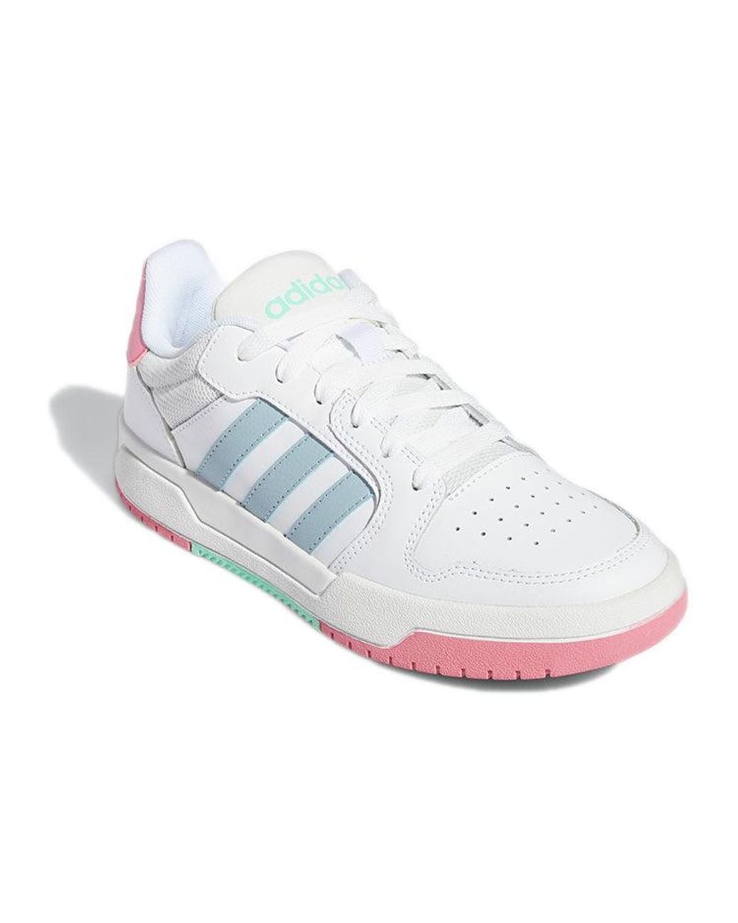 Adidas White (Wmns) Entrap Cozy Wear-Resistant Skate Shoes