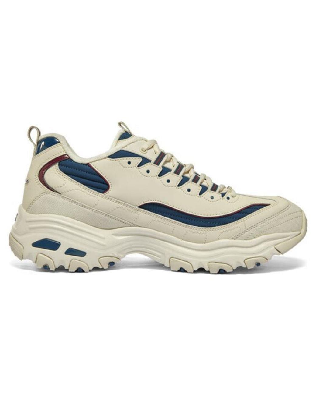 Skechers Blue D'Lites Zip Along Shoes for men