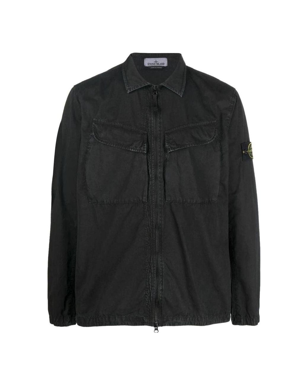 Stone Island Black Overshirt for men