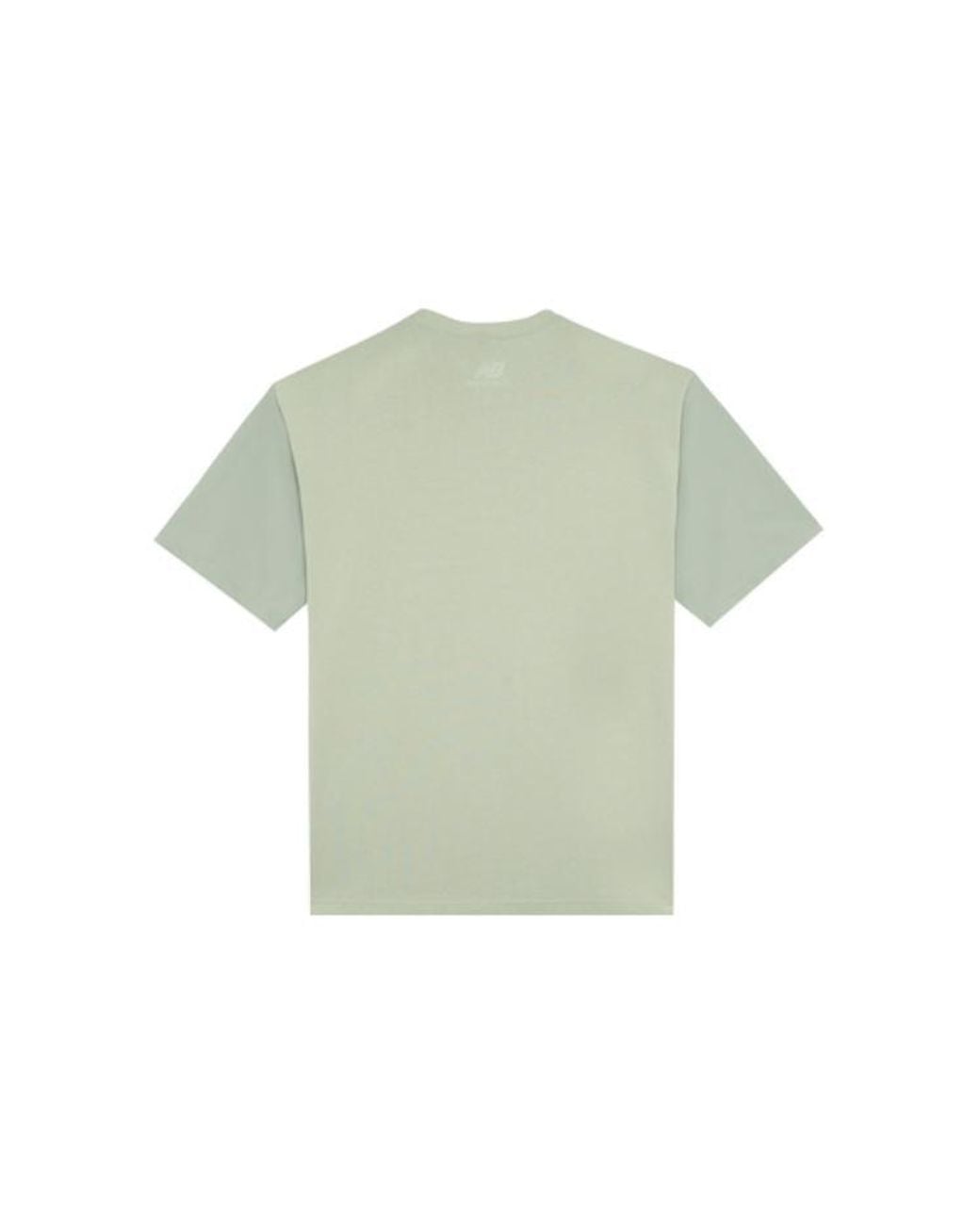 New Balance Green Logo Crew Neck Tee 'Lime' for men