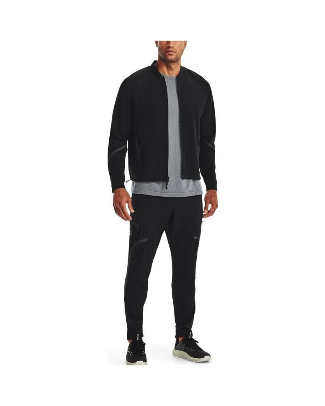 Under Armour Blue Unstoppable Bomber Jacket for men
