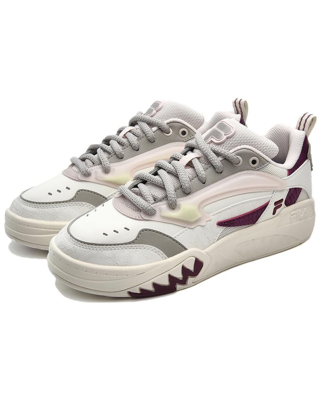 Fila White Desperado Low Top Skate Shoes for men