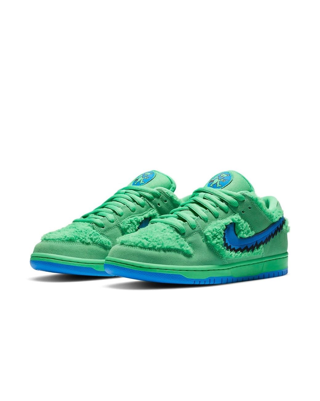 Nike Green X Grateful Dead Sb Dunk Low Bear' for men