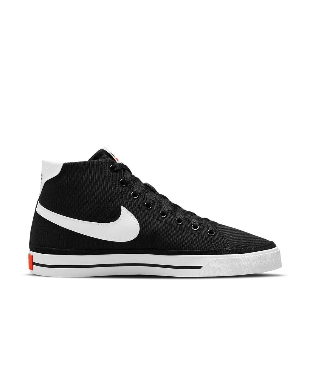 Nike Black (Wmns) Court Legacy Canvas Mid