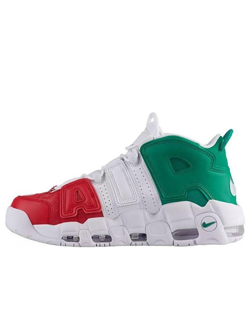 nike air more uptempo mens green