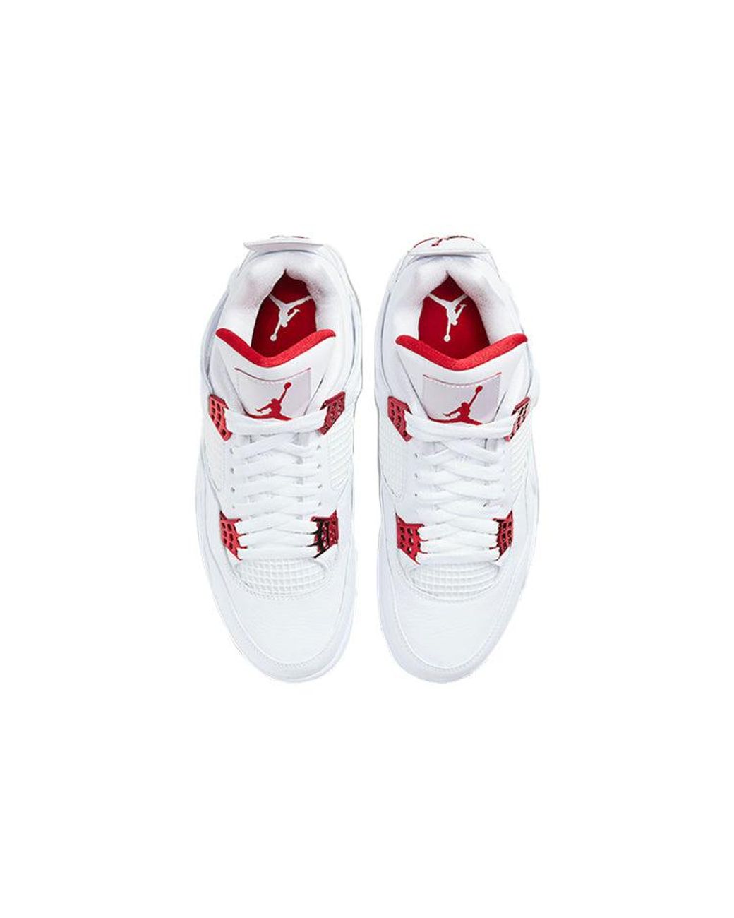 Nike White 4 Retro Metallic' for men