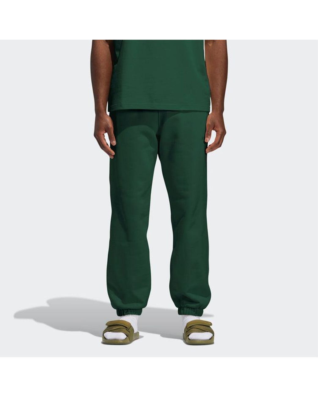 Adidas Green Originals X Crossover Loose Sports Pants Couple Style