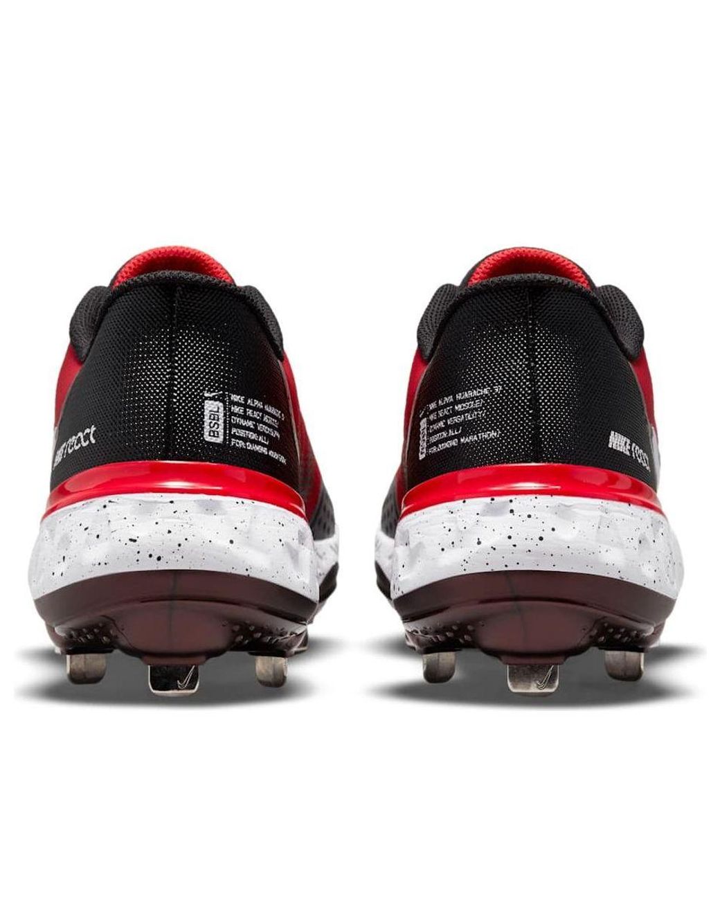 Nike Red Alpha Huarache Elite 3 Low 'University' for men