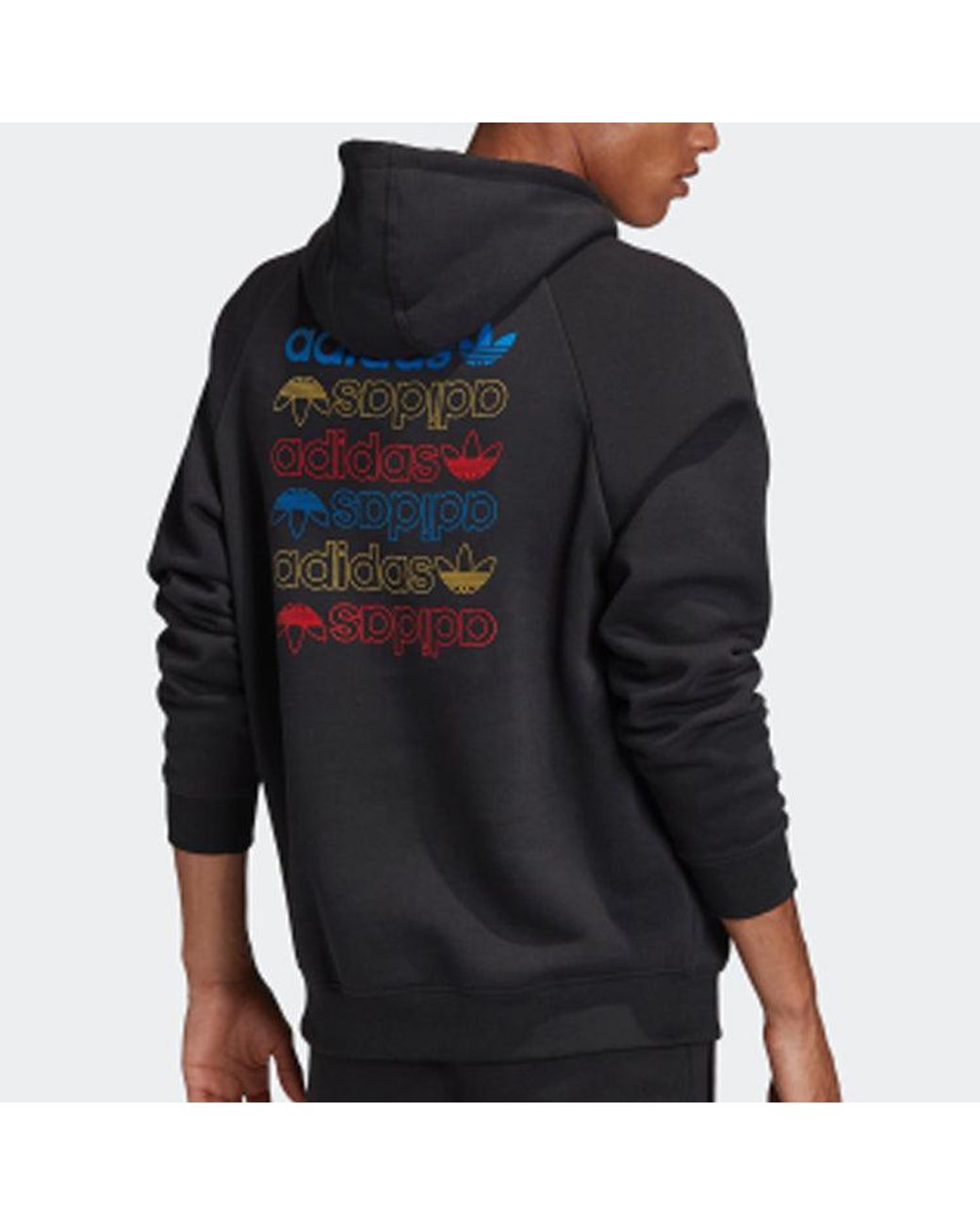 Adidas Blue Adicolor Hoodie for men