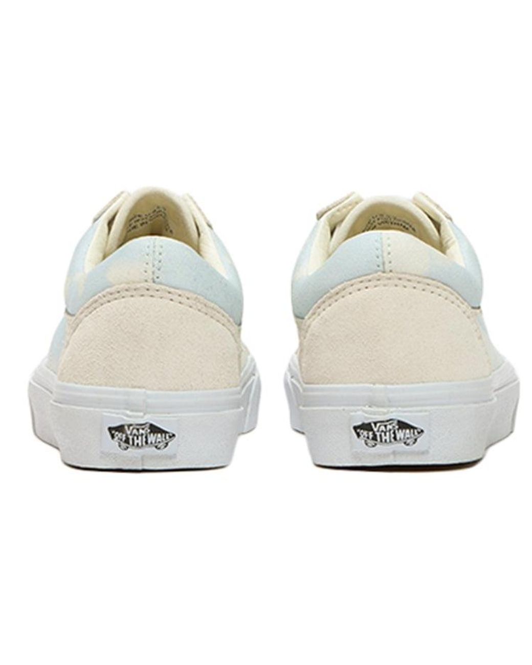 Vans White Old Skool 'Bleach Wash for men