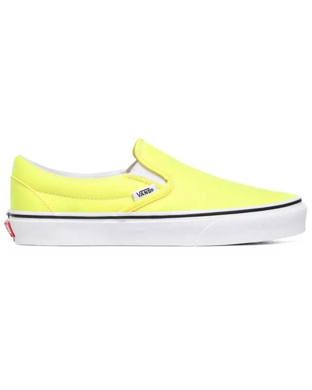 Vans Yellow Neon Classic Slip-On 'Lemon' for men
