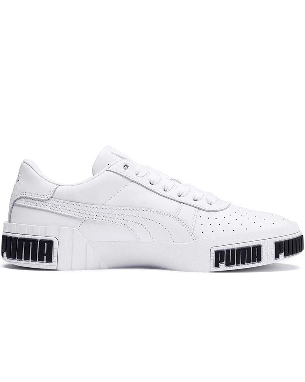 PUMA White (Wmns) Cali Bold Metallic'