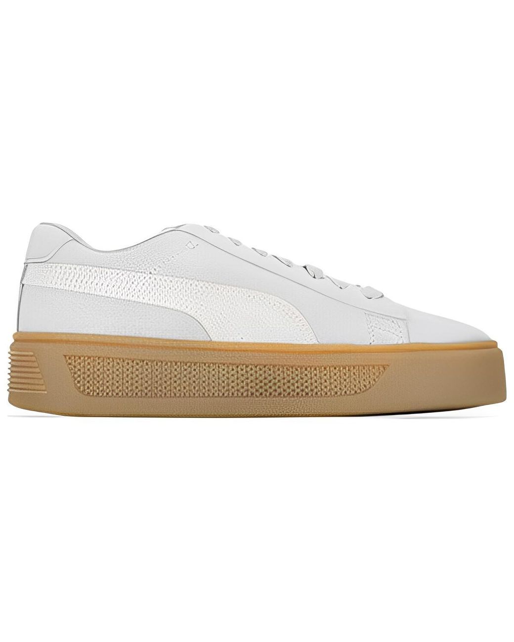 PUMA White (Wmns) Smash Platform V3 Sd