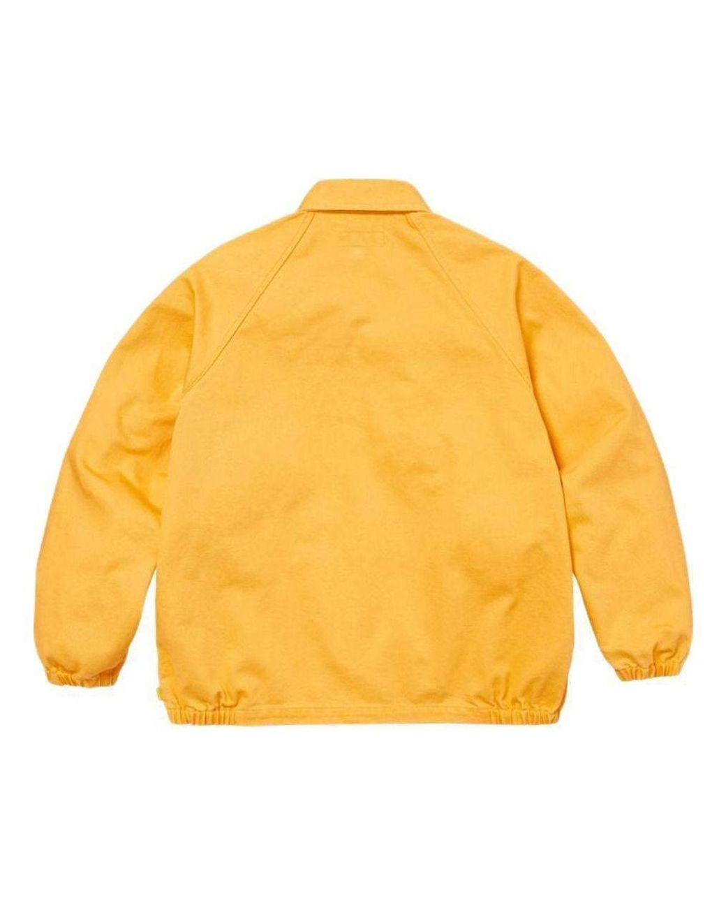 Supreme Yellow Arc Denim Coaches Jacket for men