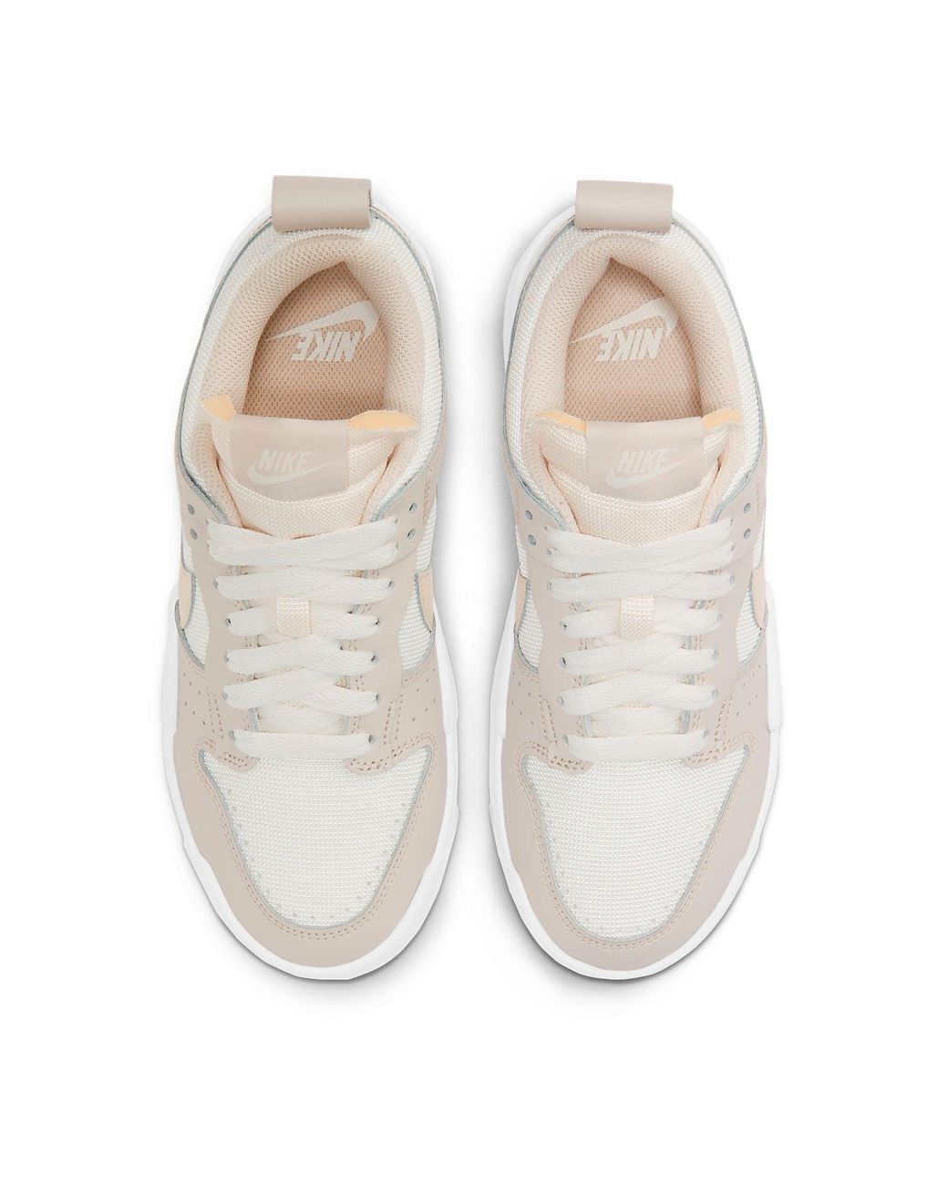 Nike White Dunk Low Disrupt