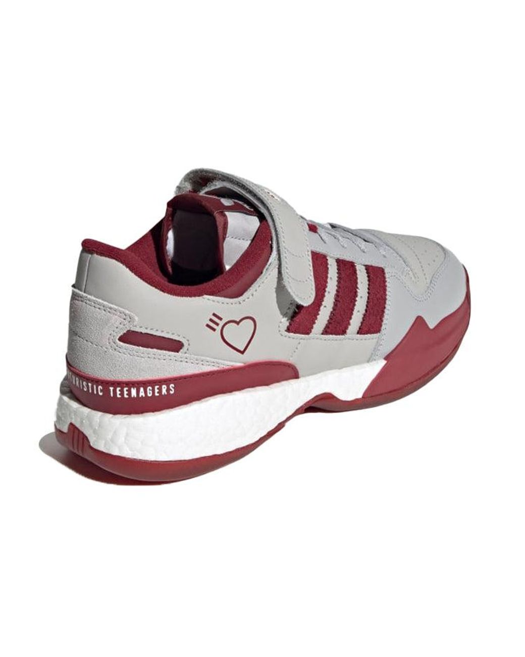 Adidas Red Human Made X Forum Low Burgundy' for men