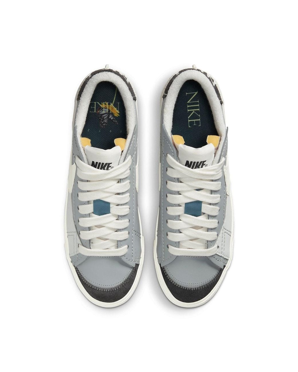 Nike White Blazer Low '77 Jumbo Se 'Light Smoke Noise Aqua' for men