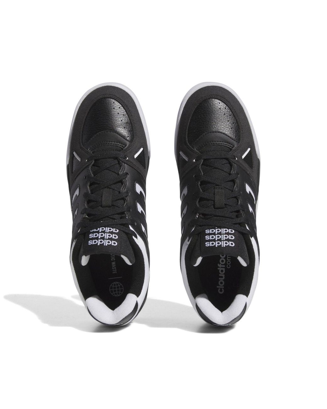 Adidas Black Midcity Low Shoes 'Core Cloud' for men