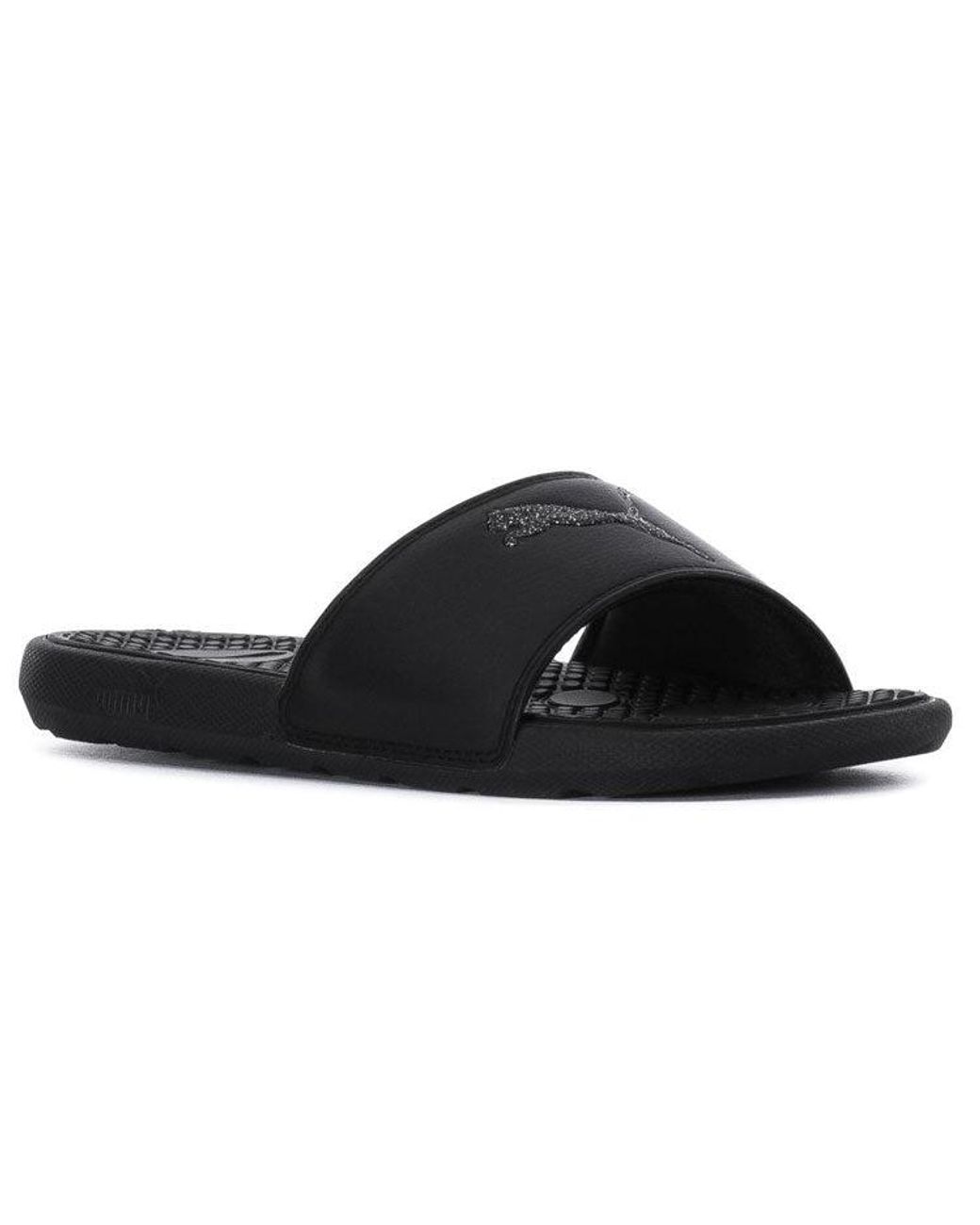 PUMA Black (Wmns) Cool Cat Sport Glitter Slipper