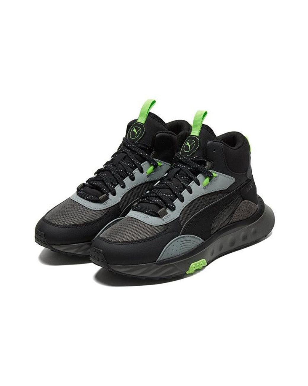 PUMA Black Wild Rider Mid Dark Shadow' for men