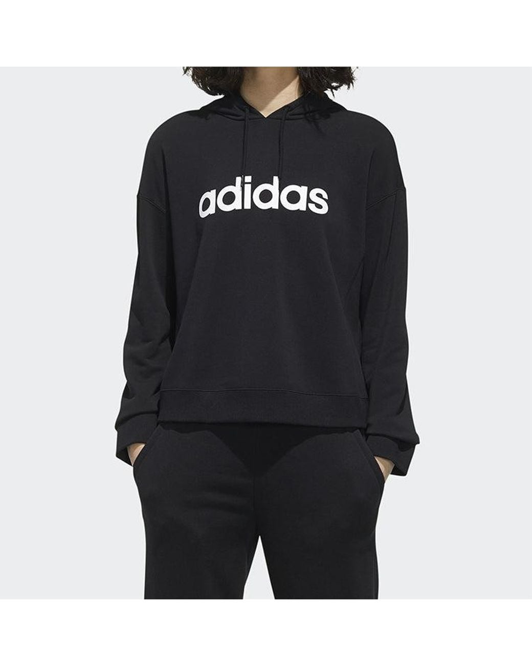 Adidas Black (Wmns) Neo Faves Hoodies