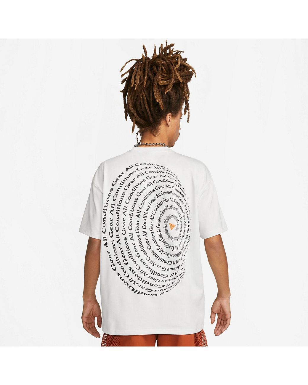 Nike White Acg Vortex T-Shirt 'Summit' for men